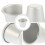 Gelékakeformer, runde, nonstick-belegg, 8 stk 2