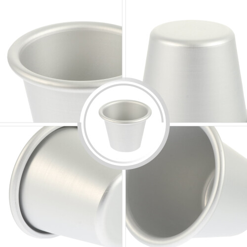 Gelékakeformer, runde, nonstick-belegg, 8 stk 1