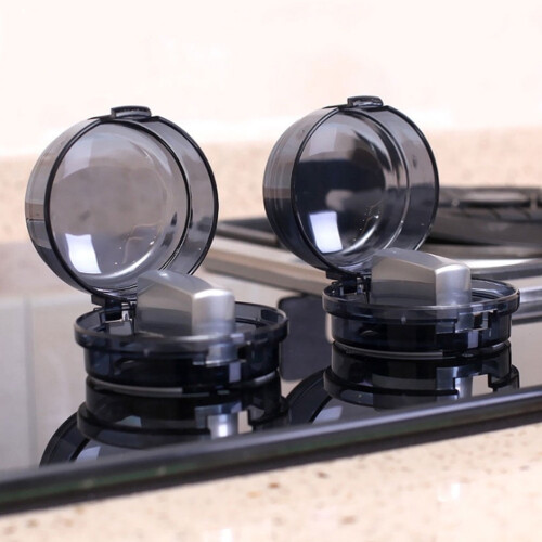 Protège-boutons de cuisinière à sécurité enfant, 6 pièces 1