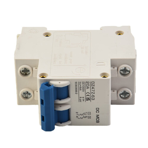 DC miniatuurstroomonderbreker 2-polig 1000V 32A 2