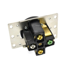 TIL Black50A125V/250V L14-50P L14-50R US4polet industriel elektrisk generator Anti-off han-hun-strøm