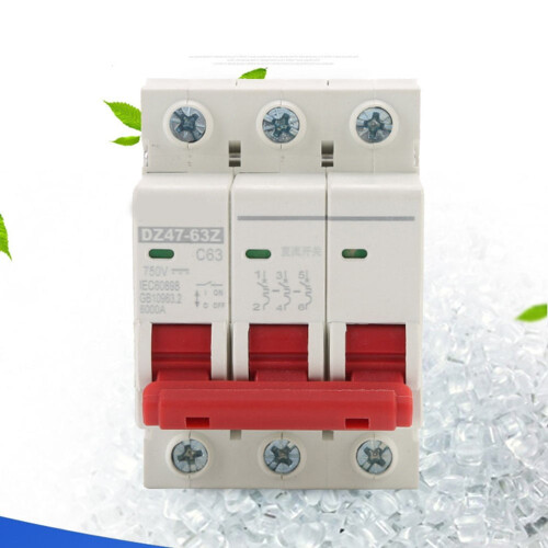 Mini disjuntor solar DC1000V 10A–63A 2