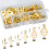 Messingisolierte Crimp-Ringkabelschuhe, Flachsteckverbinder-Set, 150 Stück 4