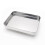 Bandeja rectangular para hornear de acero inoxidable de 25 cm (10 pulgadas) 2