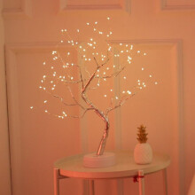 Prettyui36/108LED Lampe bonsaï pour bureau, chambre ou table - Idéale pour Noël et Pâques - 108 LED