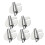Rullfållfot för sömnad, 5 mm–10 mm, 6-delars set 1