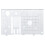 Placa de agulha reta de metal para Brother LB5000PE545 1