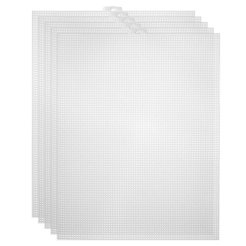 Plastic Mesh Canvas Sheets for Embroidery 20 pcs 10.2x13.2