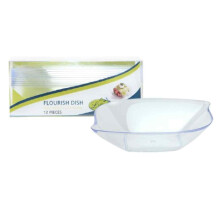 Mini coupelles en plastique transparent Lillian 3 oz, lot de 12