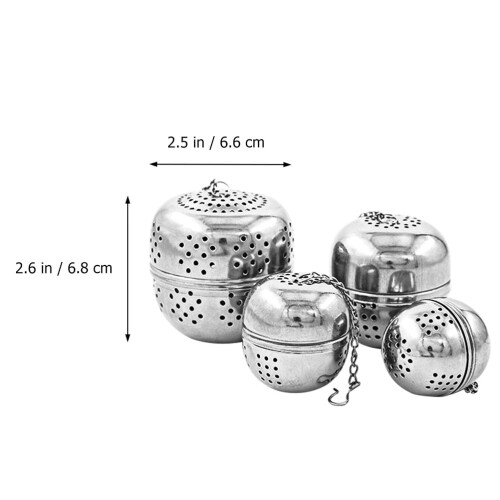 Boule à thé en acier inoxydable (4 pièces) 1
