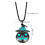 Halloween necklace with pumpkin ghost face 2.7x3.5 cm 3