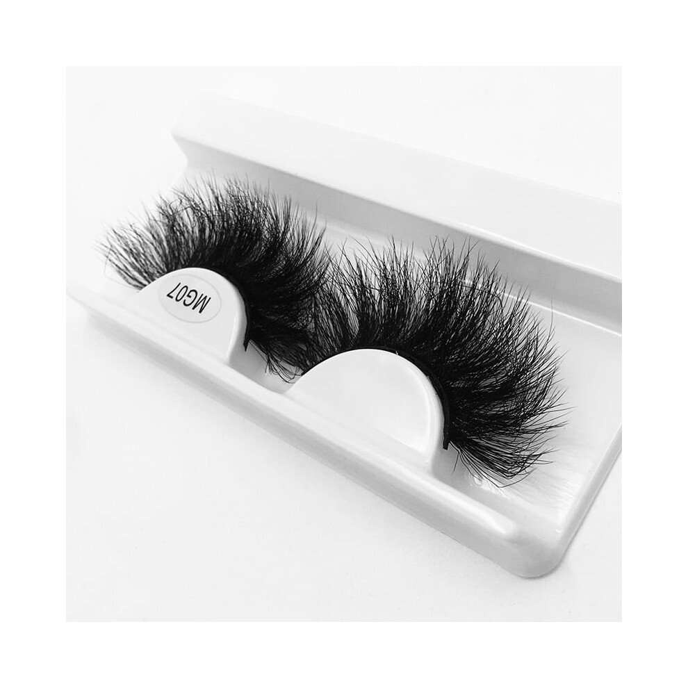 Nvzi wispy mink eyelashes natural look 8D volume 1 pair