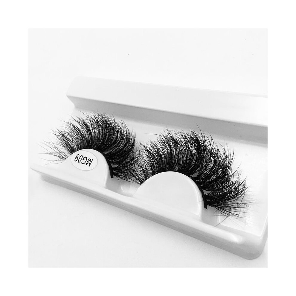 Nvzi Wispy Mink Eyelashes Natural Look 8D Volume 2 Pairs
