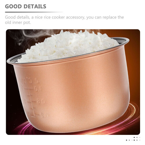 Riskokare innergryta aluminium non-stick 3L roséguld 2