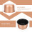 Riskokare innergryta aluminium non-stick 3L roséguld 6