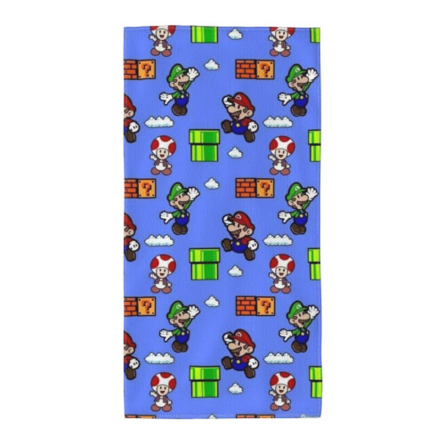 Asciugamani assorbenti Mario per il bagno, confezione da 2 1