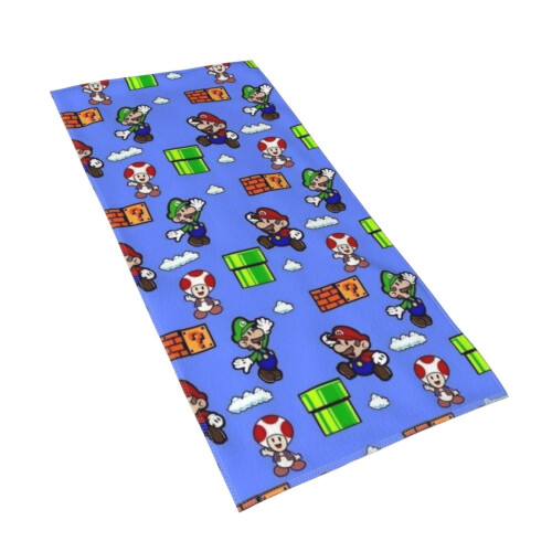 Asciugamani assorbenti Mario per il bagno, confezione da 2 2