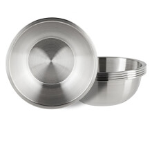 Ensemble de 5 bols mélangeurs en acier inoxydable