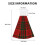 Serviettes à main Cameron Ancient Clan Tartan avec boucle Velcro 2