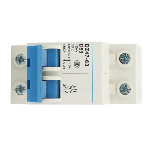 Mosiee miniatuurstroomonderbreker 2P4500A DIN-rail 2