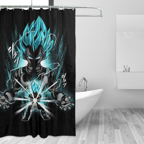 Vegeta douchegordijn 72x72 inch met 12 haken 2