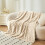 Fleece Throw Blanket Extra Large White 40x60 inch 5