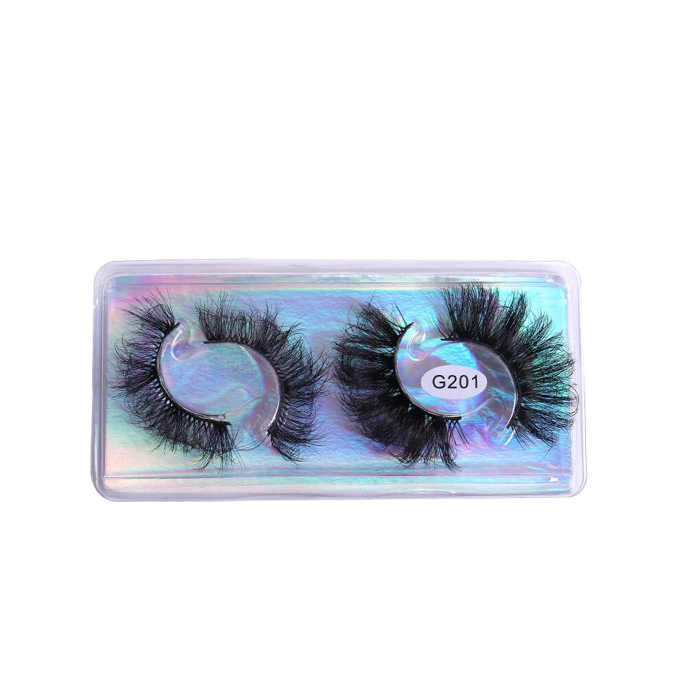 Wispy Mink Eyelashes Natural Look 8D Volume 1 Pair