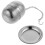 Set med 2 droppformar, filter, tesil, lösbladigt te, tefilter, metallkaffefilter, litet tefilter 6