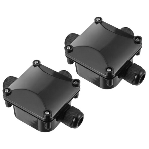 Outdoor Spot Light Junction Box Waterproof Plastic 2 pcs