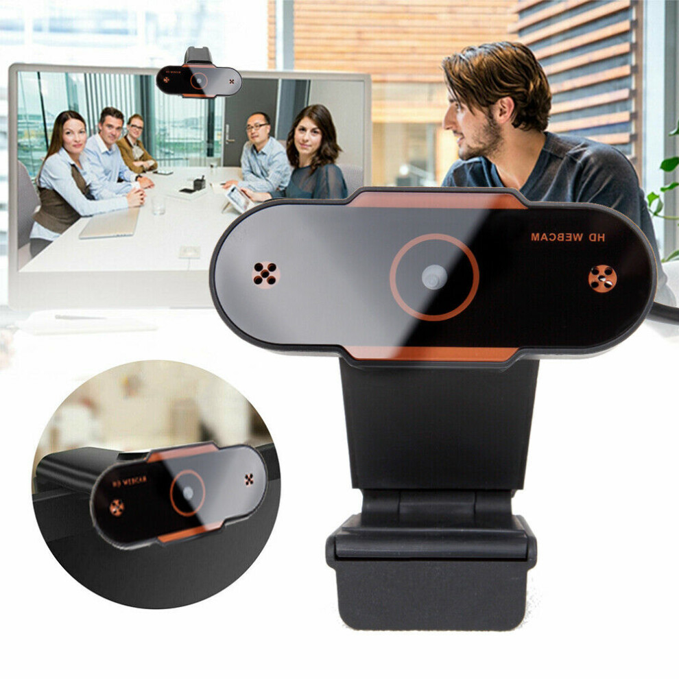 Webcam 1080P Hd Usb Computer Camera With Microphone 9306268653813
