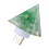 Luminária Noturna USB de Natal em Pirâmide de Cristal com Cascalho Natural 2