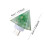 Luminária Noturna USB de Natal em Pirâmide de Cristal com Cascalho Natural 3