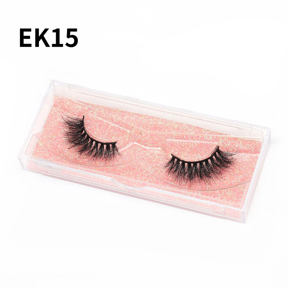 Wispy Mink Eyelashes Natural Volume 1 Pair