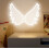 LED jule neonlys engel ornament indendørs dekoration 6