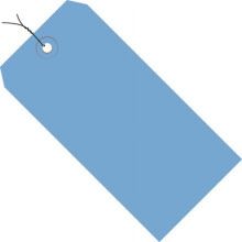 Shipping Tags Pre-Wired Dark Blue 2.75" x 1.375" 1000/Case