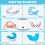 Ultrasonic Denture Cleaner 180ml 43kHz Pearl White 5