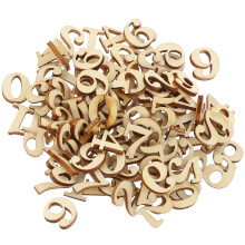 Wood Slice Craft Pieces Natural 15mm 100pcs