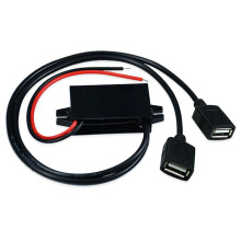 Tiontaire USB DC-DC Luchtaire Gluaisteáin 12V/24V go 5V3A