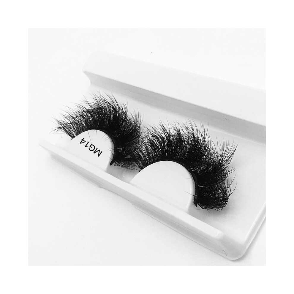 Nvzi Wispy Mink Eyelashes Natural Look 8D Volume 1 Pair