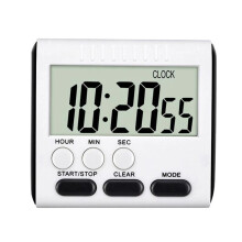 Magnetisk stor LCD digital kjøkkentimer alarm teller opp og ned klokke 24 timer