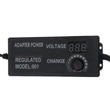 Mosiee justerbar spenningsadapter 3-24V med display