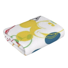 Serviettes de toilette Mickey Mouse pour la salle de bain, serviette de bain/visage douce et très absorbante pour adultes et enfants