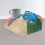 Stitch hand towels for bathroom soft absorbent2-pack 7
