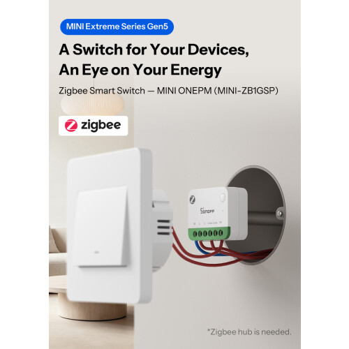SONOFF MINI-ZB1GSP MINI ONE PM Zigbee Smart Switch 1