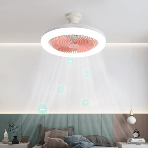 Kayannuo loftventilator med lys E27-fatning