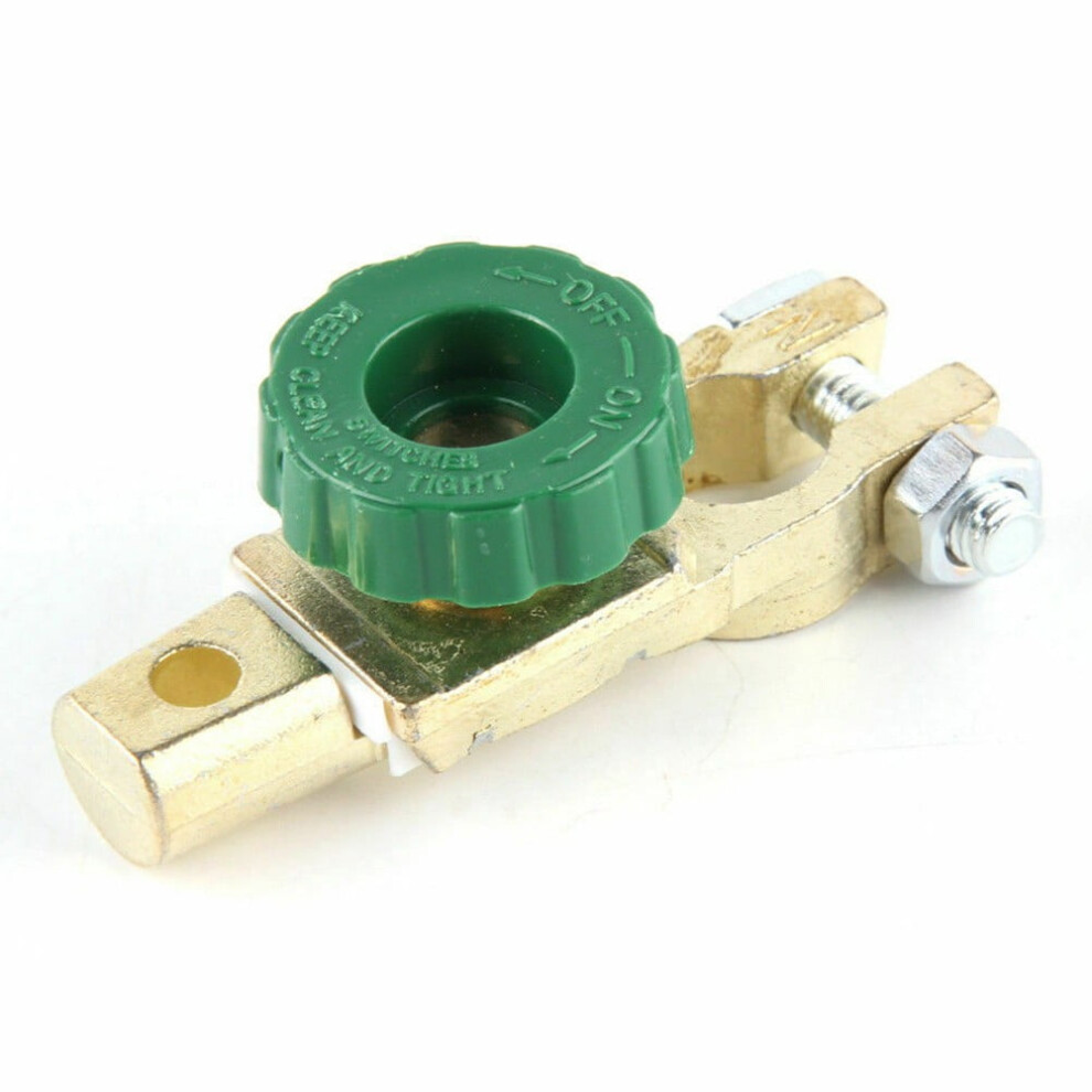 Battery Disconnect Isolator Switch 12V/24V 17Mm 1Pc Green 9306268659549