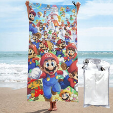 Super Mario mikroszálas fürdőlepedő 27,5 x 55 hüvelyk