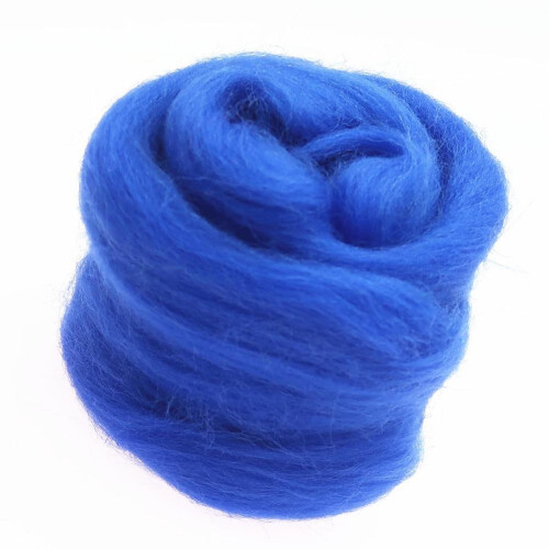 Needle Felting Wool Carded Pack Brown Grey Red Pink Blue