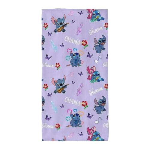 Mäkké savé utierky Stitch do kúpeľne, 2 ks 1