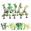 Eease14Pcs Miniature Tree Model Bonsai DIY Craft Decor Gift 5